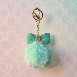 Bag Charm Keychain Teal (A605)